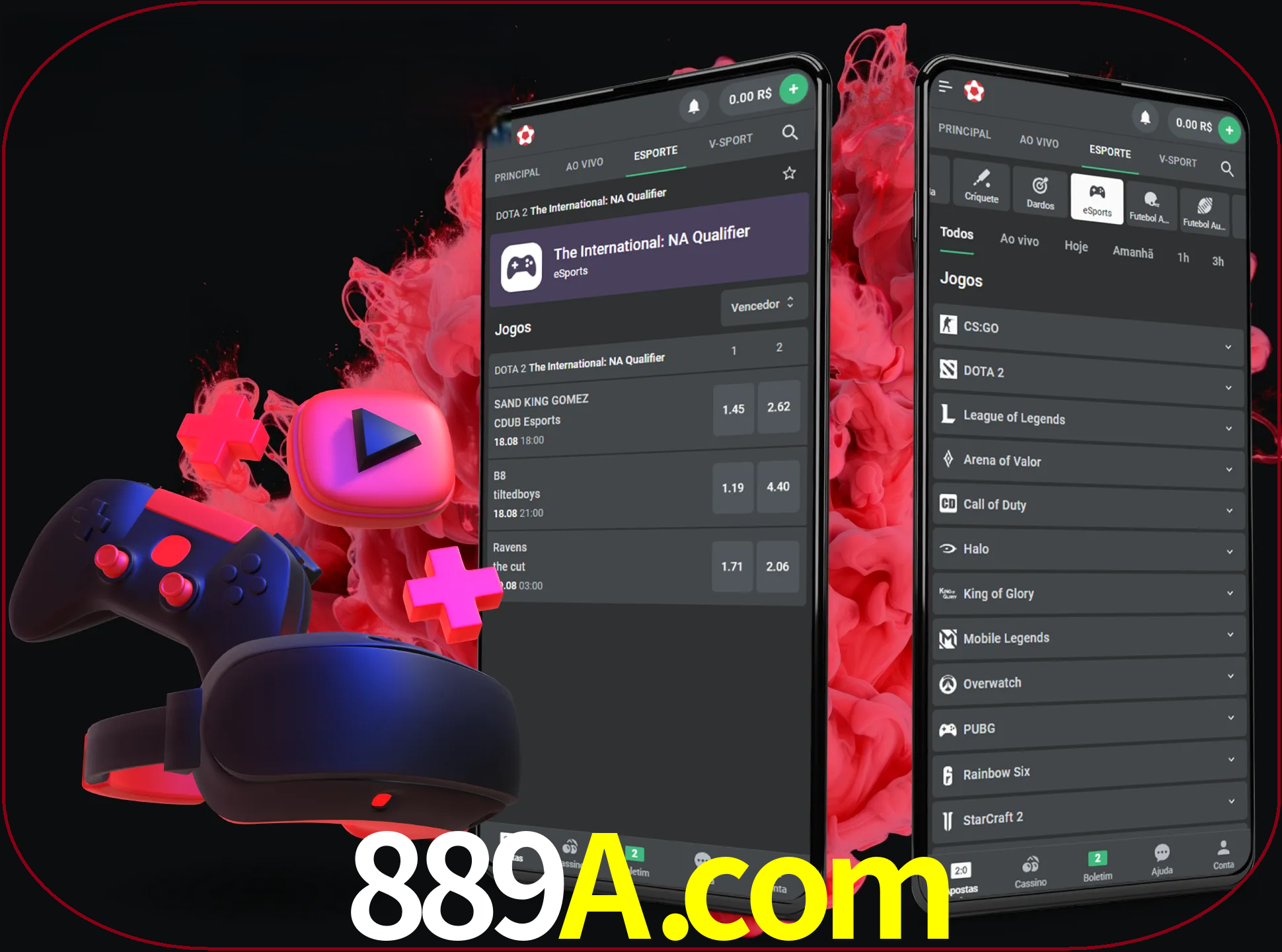 Para ter a aplicação móvel 889a no seu smartphone, basta descarregar o ficheiro apk e seguir as instruções.